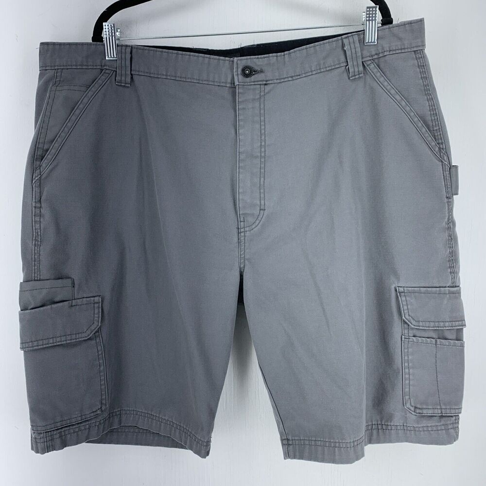 Dickies Mens 42 Canvas Work Shorts Cargo Rip stop 10” Outdoor Streetwear Relaxed